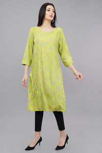 Women Printed Straight Kurta