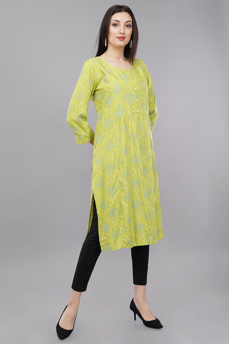 Women Printed Straight Kurta