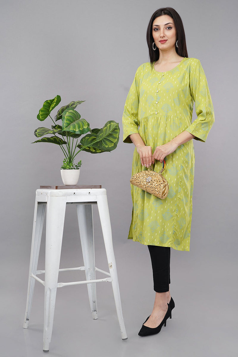 Women Printed Straight Kurta