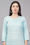 Jaal Print Straight Kurta