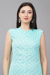 Floral Butta Print Straight Kurta