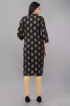 Floral Butta Print Straight Kurta