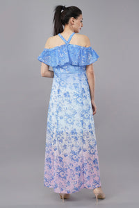 Ombre Love Gown Floral Print