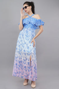 Ombre Love Gown Floral Print