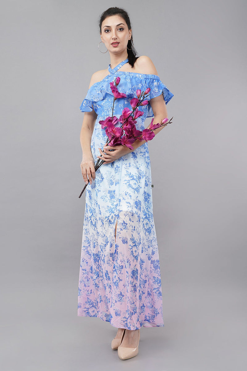 Ombre Love Gown Floral Print