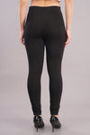 Shruthi Stretch Churidar Leggings || BLACK