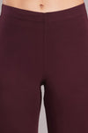 Shruthi Stretch Churidar Leggings || WINE