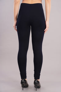 Shruthi Stretch Churidar Leggings || DARK NAVY