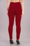 Shruthi Stretch Churidar Leggings || DEEP RED