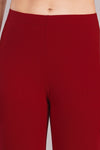 Shruthi Stretch Churidar Leggings || DEEP RED