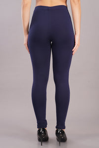 Shruthi Stretch Churidar Leggings || LT NAVY