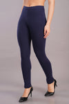 Shruthi Stretch Churidar Leggings || LT NAVY