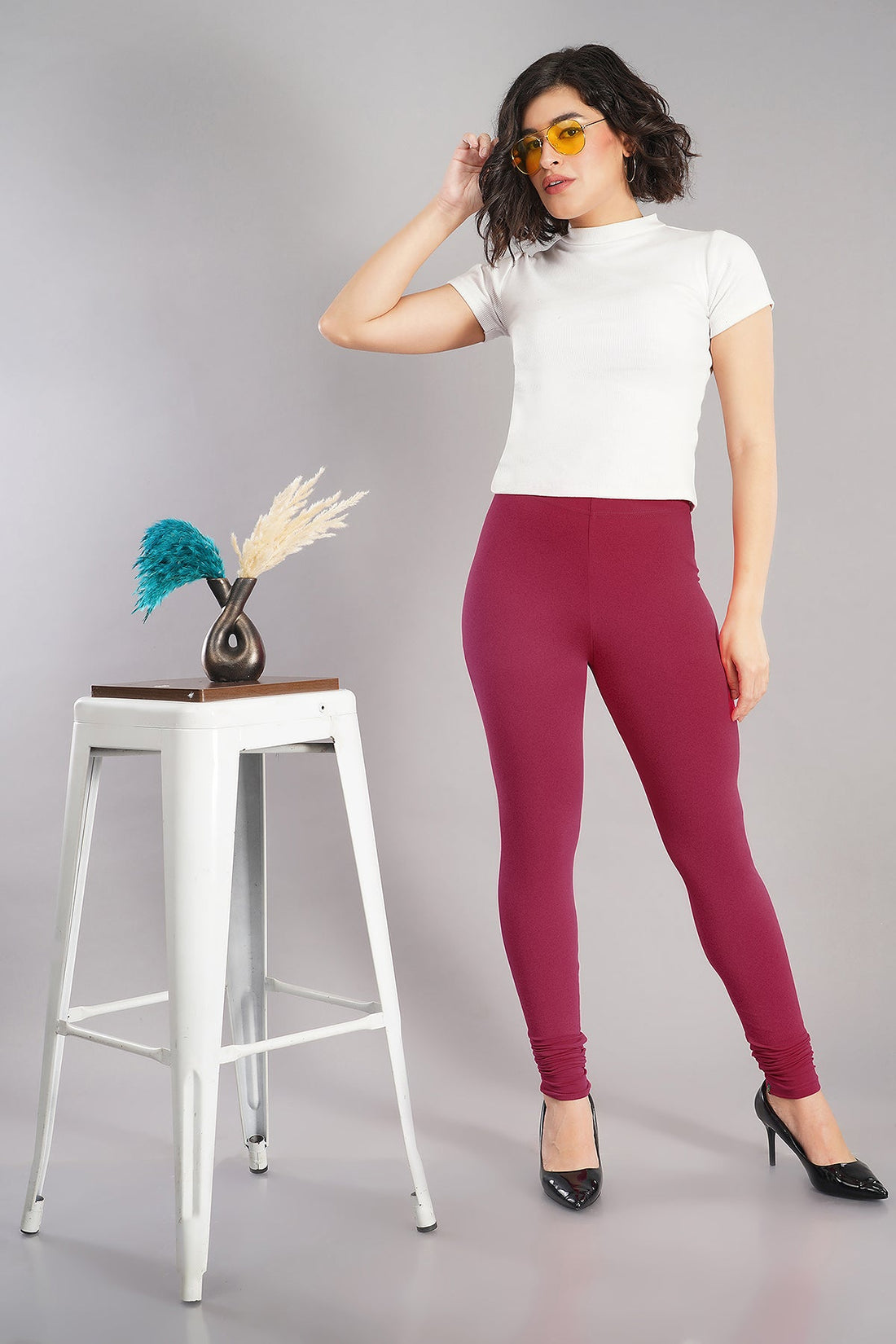 Shruthi Stretch Churidar Leggings || RANI ROSE