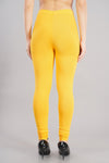 Shruthi Stretch Churidar Leggings || LIME YELLOW