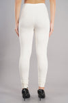 Shruthi Stretch Churidar Leggings || OFF WHITE