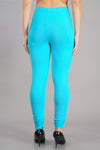 Shruthi Stretch Churidar Leggings || SKY BLUE