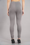 Shruthi Stretch Churidar Leggings || STEEL GREY