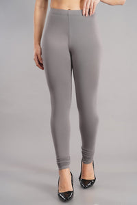 Shruthi Stretch Churidar Leggings || STEEL GREY