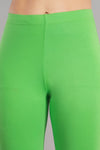 Shruthi Stretch Churidar Leggings || PARROT GREEN