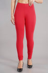 Shruthi Stretch Churidar Leggings || CORAL