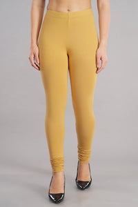 Shruthi Stretch Churidar Leggings || STONE