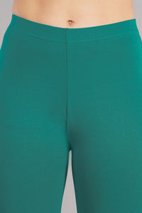 Shruthi Stretch Churidar Leggings || RAMA GREEN