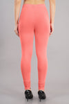 Shruthi Stretch Churidar Leggings || LIGHT CORAL