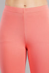 Shruthi Stretch Churidar Leggings || LIGHT CORAL