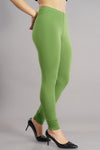 Shruthi Stretch Churidar Leggings || LIME GREEN