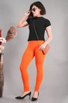 Shruthi Stretch Churidar Leggings || LIGHT ORANGE