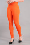 Shruthi Stretch Churidar Leggings || LIGHT ORANGE