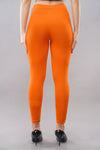 Shruthi Ankle Length Leggings with elasticated Waist||LIGHT ORANGE