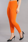 Shruthi Ankle Length Leggings with elasticated Waist||LIGHT ORANGE