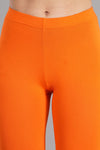 Shruthi Ankle Length Leggings with elasticated Waist||LIGHT ORANGE