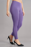 Shruthi Ankle Length Leggings with elasticated Waist||LAVENDER