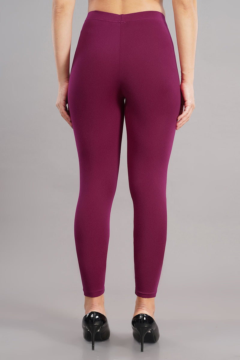 Shruthi Ankle Length Leggings with elasticated Waist||MEJANTA