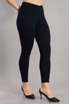 Shruthi Ankle Length Leggings with elasticated Waist||DARK NAVY