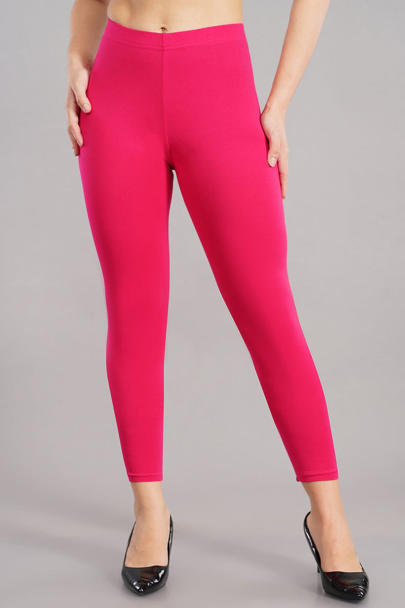 Shruthi Ankle Length Leggings with elasticated Waist||RANI ROSE