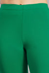 Shruthi Ankle Length Leggings with elasticated Waist||PAK GREEN