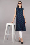 Geometric Print Straight Kurta