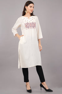 Womens Natural Blush Kurta.