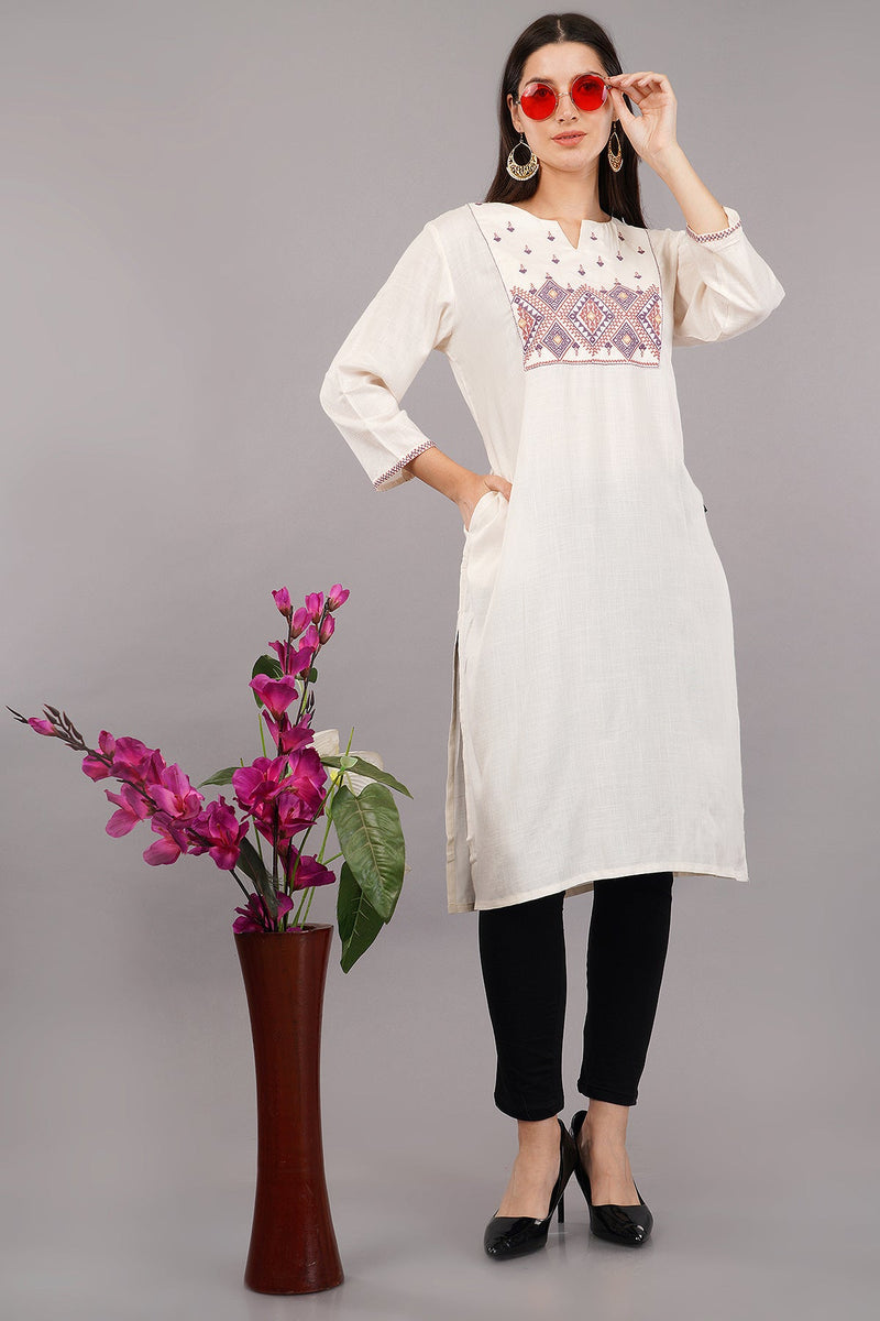 Womens Natural Blush Kurta.