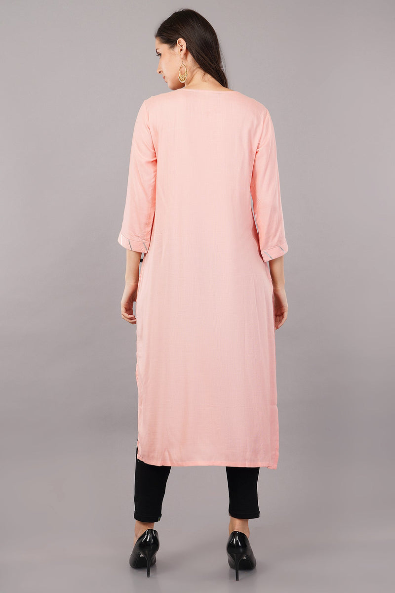 Embellished Straight Kurta