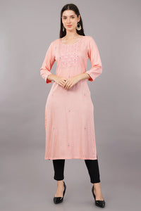 Embellished Straight Kurta